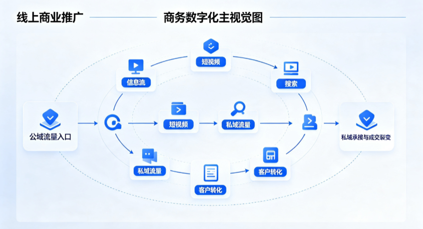 新化县线上商业推广怎么做？全域流量闭环搭建与低成本转化实战指南
